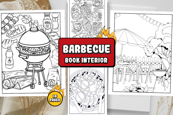 Download Barbecue Coloring Pages for Kids - Pages Collection