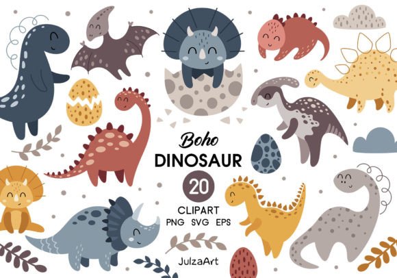 Download Boho Dinosaur Clipart, Dinosaur Svg - Dinosaur clipart Collection