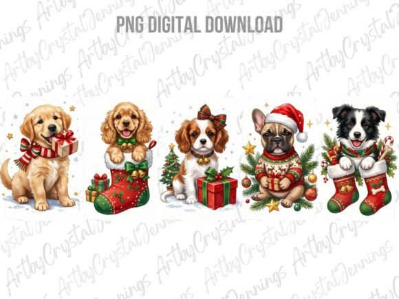 Download Christmas Holiday Puppy Dog PNG - Puppy Collection