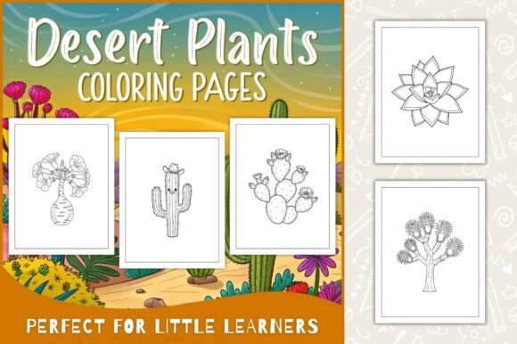 Download Desert Plants Coloring Pages for Kids - Pages Collection