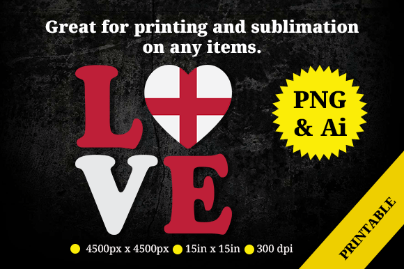 Download England Love Flag II - Premium Resources
