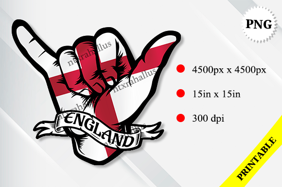Download England Shaka Hand Flag - Premium Resources