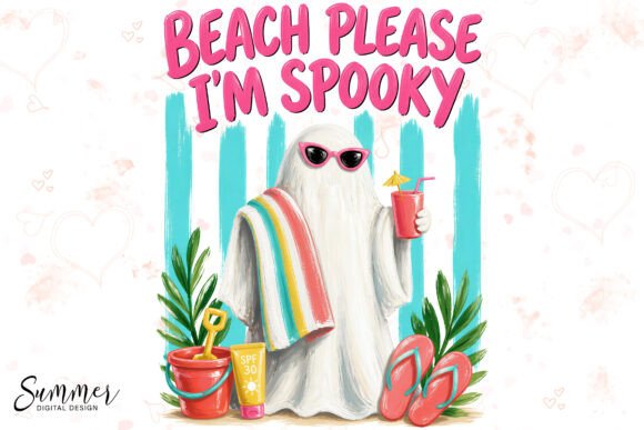 Download Beach Please I’m Spooky Summerween PNG - Beach please Collection
